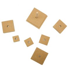 Encastre cuadrado / Torre de madera MDF - comprar online