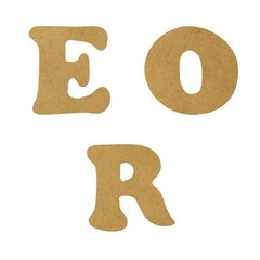 Letras Sueltas en 3mm.