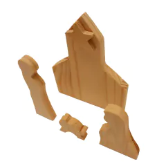 Pesebre de madera pino - comprar online