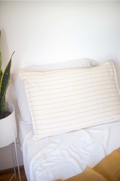 FUNDA DE ALMOHADA TUSOR RAYADO 50X70 - tienda online
