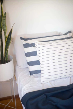 FUNDA DE ALMOHADA TUSOR RAYADO 40X60 - comprar online