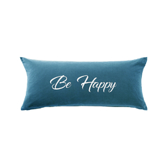 ALMOHADON LIENZO ACERO 30x60CM - FUNDA Y RELLENO en internet