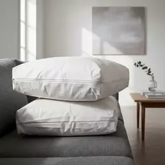 FUNDA DE ALMOHADON 50X50X10 ECOCUERO - tienda online