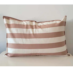 FUNDA DE ALMOHADA TUSOR RAYADO 40X60