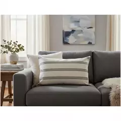 FUNDA DE ALMOHADA TUSOR RAYADO 40X60 - RunForest