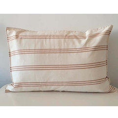FUNDA DE ALMOHADA TUSOR RAYADO 40X60 - tienda online