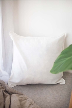 Funda de almohadon lienzo tusor 60x60 - RunForest