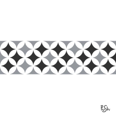 Guarda vinílica laminada | Largo 50 cm | Modelo 073 Tommy Grey - comprar online