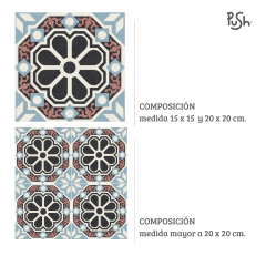 AZULEJOS 068 PISO - MALLORCA - Push vinilos