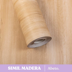 Vinilo autoadhesivo símil madera abeto para muebles (120 x 50 cm)