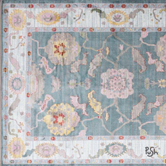 ALFOMBRA VINÍLICA 006 - TEXTIL PERSA AZUL - Push vinilos