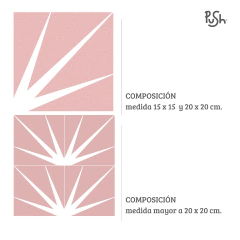 AZULEJOS 143 PISO - PILSEN PINK - comprar online