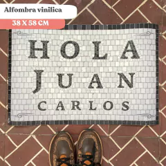 Alfombra vinilica 38 x 58 CM - Push vinilos