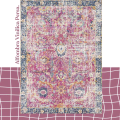 Imagen de ALFOMBRA VINÍLICA PERSA 110- OLIVIA