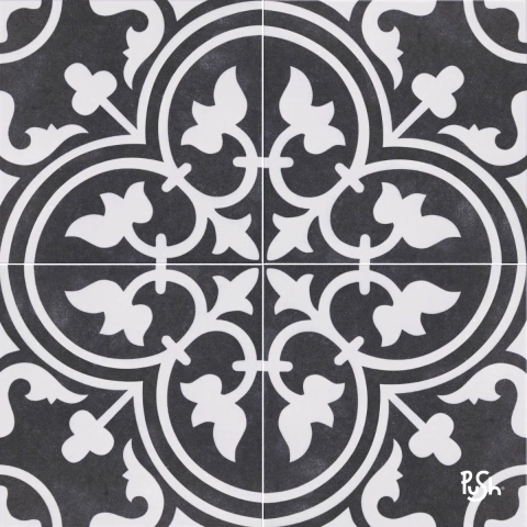 AZULEJOS 004 PISO - LISBOA BLACK