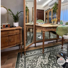 Alfombra vinílica antideslizante símil persa green 220 - comprar online