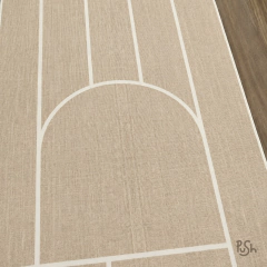 Alfombra Vinílica Arcos Beige 101 - Push vinilos