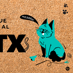 ALFOMBRA VINÍLICA 132 - GATO - Push vinilos