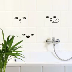 CALCOS 010- MINI CARAS - Push vinilos