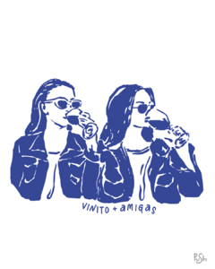 LAMINA ADHESIVA 015 - VINITO Y AMIGAS