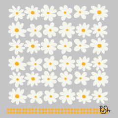 Pack de vinilos decorativos autoadhesivos - Modelo 029 Margaritas en internet