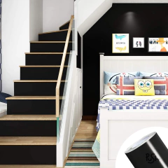 Vinilo Negro Mate Alacena y muebles - tienda online