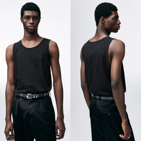 MUSCULOSA OVER CON STRASS