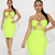 VESTIDO NEON BANDAGE 'CROSSED STRAPS' - comprar online