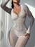 CATSUIT DE RED CON STRASS BLANCO en internet