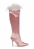 BOTAS 'PINK SATIN & FEATHERS' - comprar online