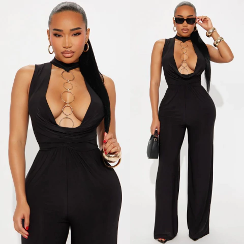 CATSUIT '5 GOLD RINGS'