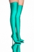 BOTAS BUCANERAS TURQUESA 'SHINY LYCRA' - WE LOVE NYC
