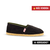 Alpargatas Corderoy de color negro, con suela de yute y forro verde, destacándose como producto más vendido.