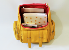 Mochila Lara mostaza