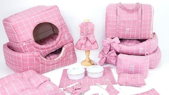 Almofadão Pata Chic - Grid Rosa na internet