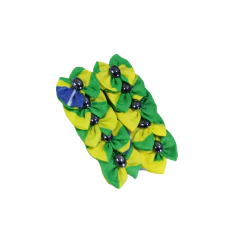 LP10 Laço de Tecido Joy 2,5cm 10Uni Poá Brasil