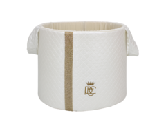 Cesto Organizador de Brinquedos Pata Chic Strass - Champagne - comprar online