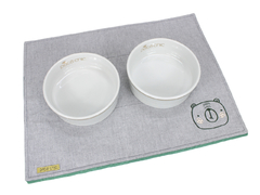 Porta Comedouro Retangular Pata Chic - Sr. Urso