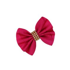 Laço de Topete Joy 10cm c/elástico - Pink