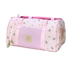 Bolsa Avião Tecido Pata Chic Daisy - Rosa - comprar online
