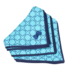 Bandana de Tecido Joy - Quebra cabeça Azul Tiffany - comprar online