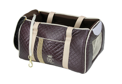 Bolsa Avião Courano Pata Chic Strass - Marrom - comprar online