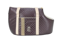 Bolsa Passeio Courano Pata Chic Strass - Marrom - comprar online