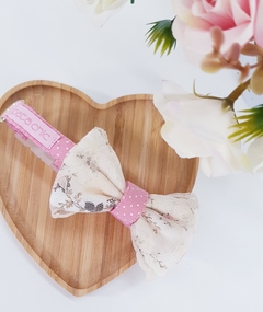 Coleira Laço Pata Chic - Rosé Blend - comprar online