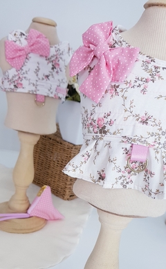 Colete Peitoral e Guia Pata Chic - Rosé Blend na internet