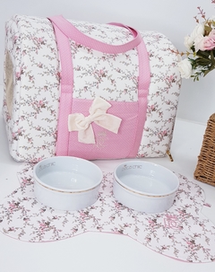Bolsa Transporte Tecido Pata Chic - Rosé Blend na internet