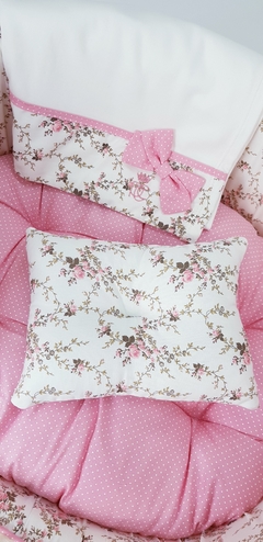 Kit Lençol e Naninha para Cama Pata Chic - Rosé Blend - comprar online