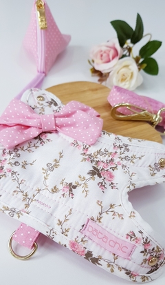 Peitoral Guia e Bolsinha Pata Chic - Rosé Blend na internet