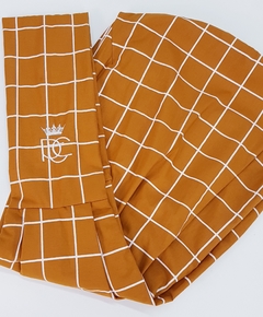 Bolsa Sling Pata Chic - Grid Ocre - comprar online