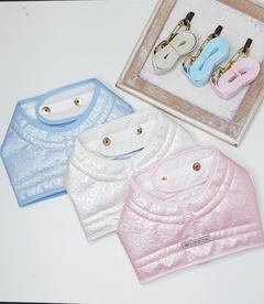 Colete Peitoral e Guia Pata Chic Shine - Champagne - Pata Chic